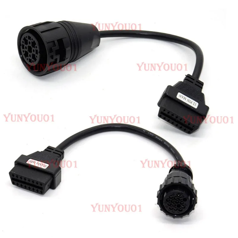 

Truck Cabl OBD2 Truck Cable 8-Piece Set for TCS PRO Diagnostic Reader Interface Connection