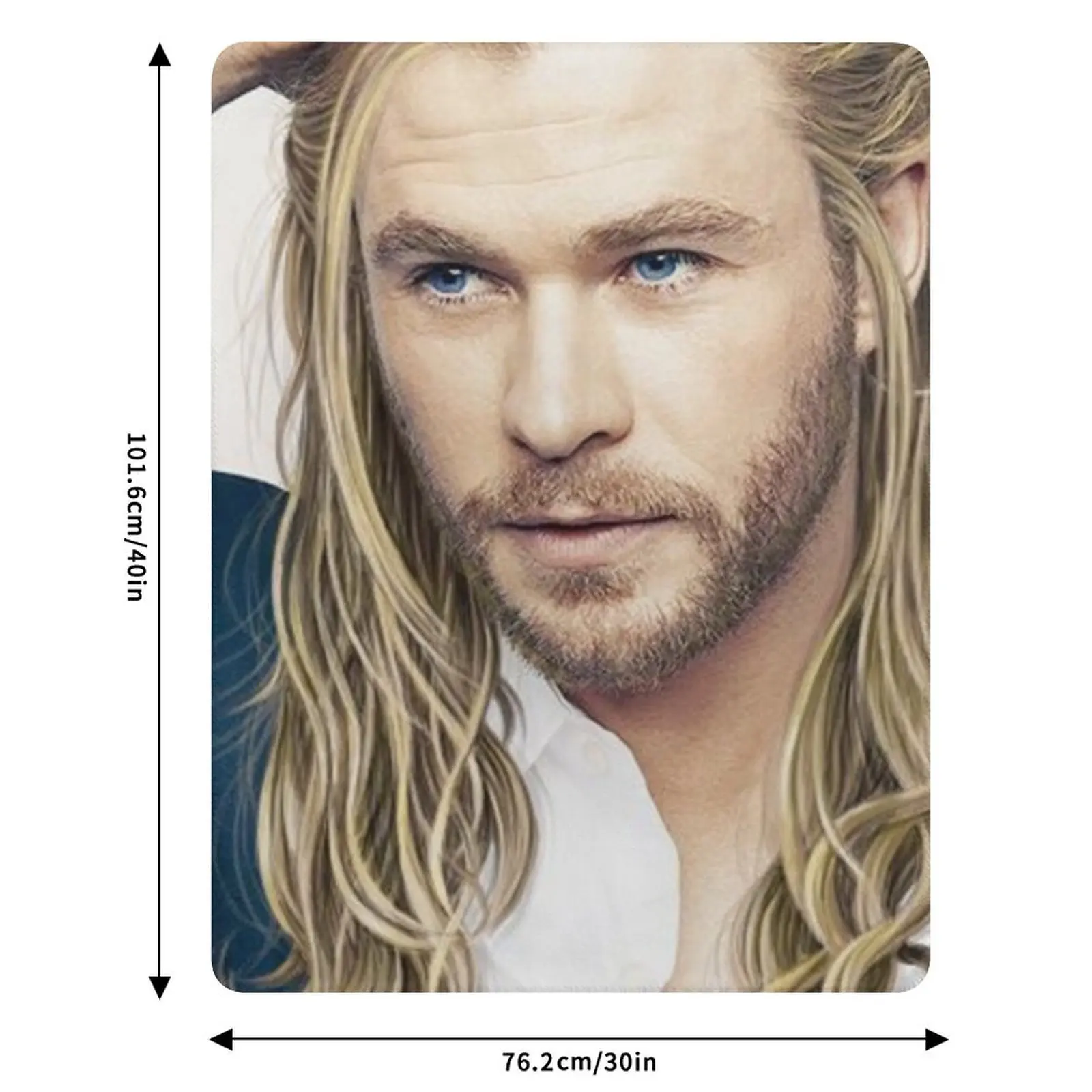 كريس هيمسوورث رمي بطانية أريكة الزخرفية بطانيات هدية مضحكة ورمي البطانيات الزخرفية #6