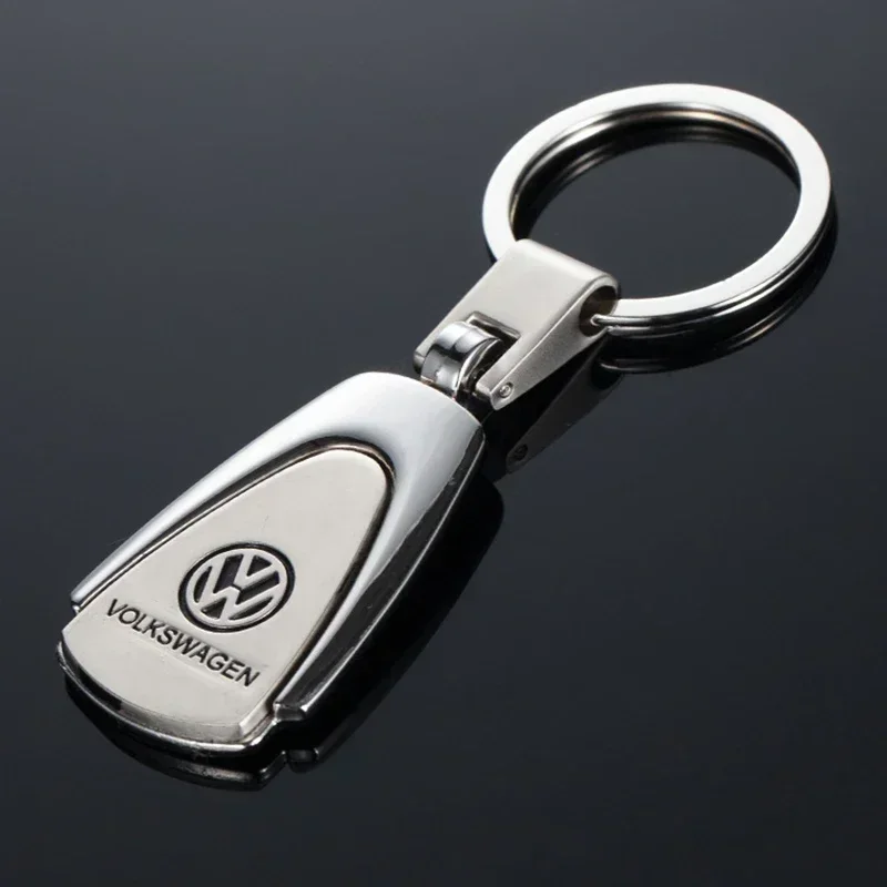 Metal Car Logo Keychain for Volkswagen Golf 7 Passat MK7 MK6 Jetta Touareg Tiguan Polo Lavida Sagitar Scirocco Key Ring Holder