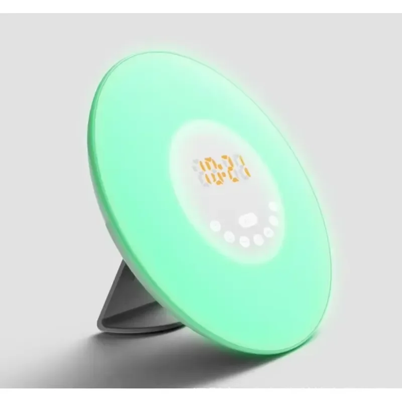 Sunrise Alarm Clock with Sunset Simulation LED Night Light FM Radio Colorful Mood Lamp for Bedroom Home Decor Sleep Aid