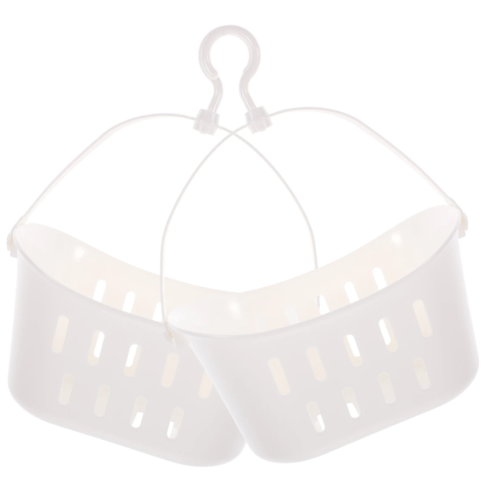 

2pcs Hanging Storage Basket Drain Organizer With Hook For Bathroom Kitchen Sponge Soap Holder Home Space Saving Container