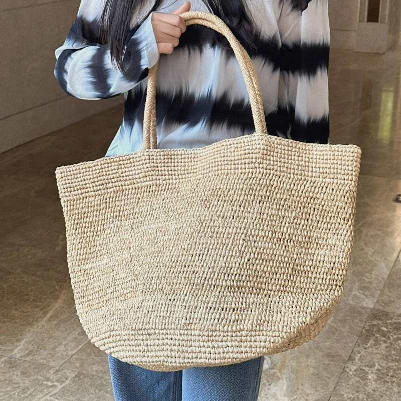 Handmade Rattan Bag Handbag, New Style Women's Large-capacity Versatile Business Casual Crossbody Bag At The Underarm Position