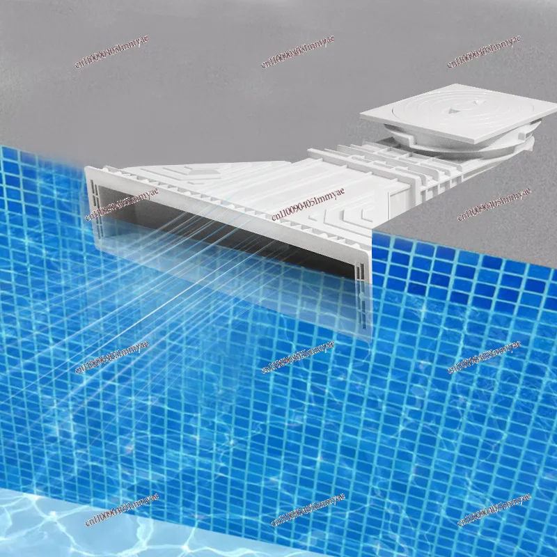 Surface Swimming Pool Slag Skimmer Wide Mouth Leaf Impurity Collector Swimming Pool Water Treatment Equipment