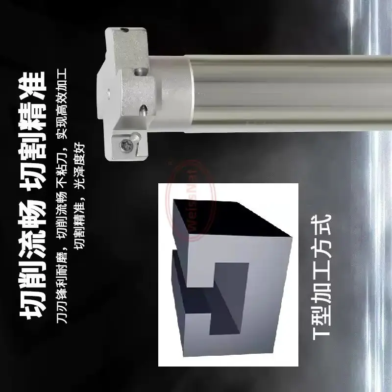 

Фрезерный трёхсторонний держатель HTS для пластины CCMT с Т-образным пазом