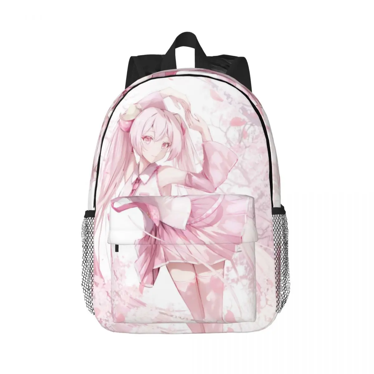 

Hatsune Miku Printed Lightweight Casual Schoolbag For School, Outdoor, Shopping, Office 15inch