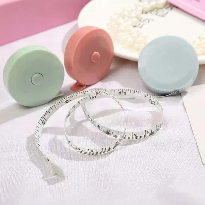 

Рулетка портновская гибкая 1.5 метра, мягкая, с функцией самоблокировки, для измерения тела, с разметкой в сантиметрах и дюймах, портативная, выдвижная