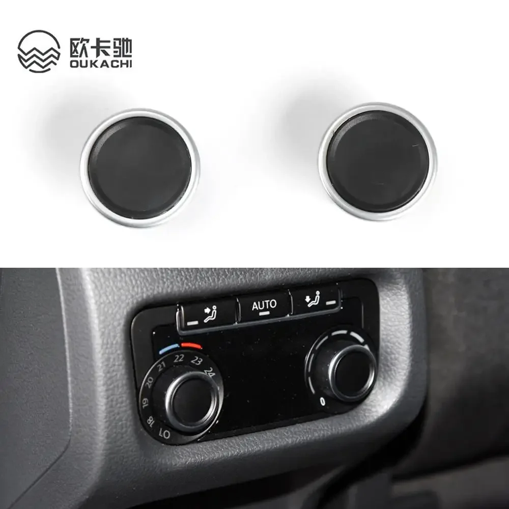 A/C Knob Button Car Truck 7N0907049C Air Conditioning Panel Black Front Side Interior Accessories Knob Button High Quality