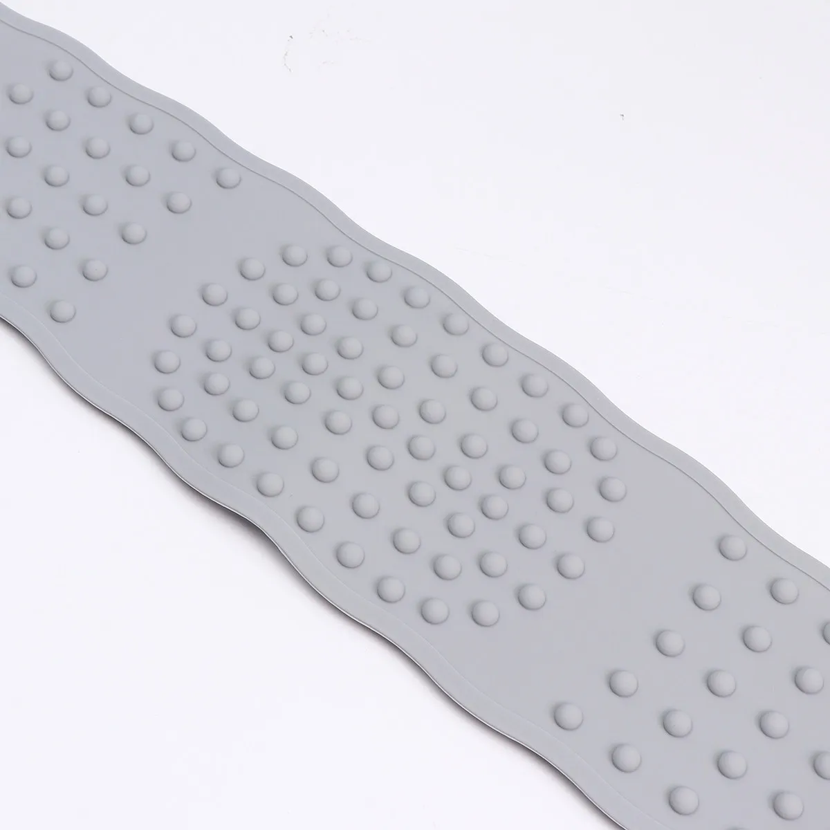 Silicone Shower Scrubber Towel – Long Strip Exfoliator for Full Body & Back Cleaning with Hang Rope