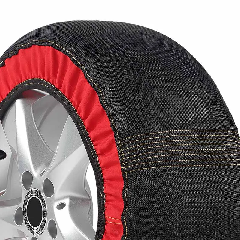 2pcs Car Wheel Chain for Winter Car Accessories Anti-skid Chains Car Wheel Emergency Tire Chain Easy Assembly Snow Socks Aid