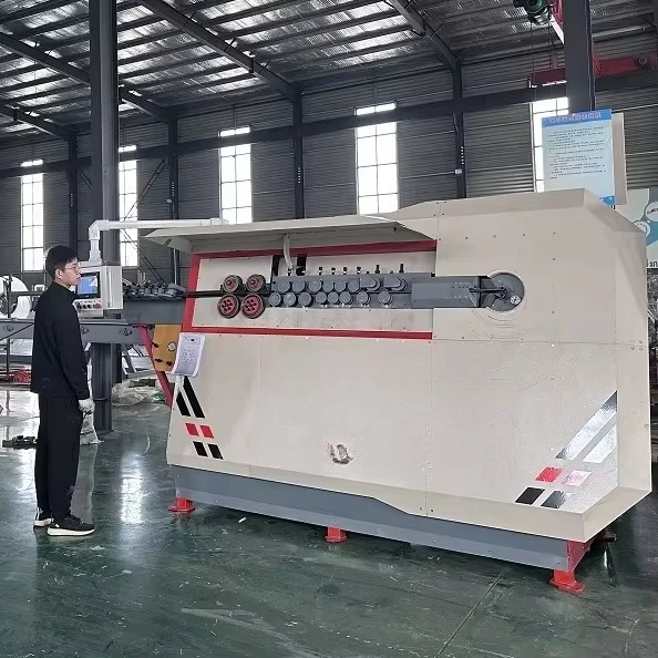 High Efficiency CNC 4-16 mm Rebar Stirrup Bending Machine with Motor Automatic Steel bar Straightener Bender Cutter Machine