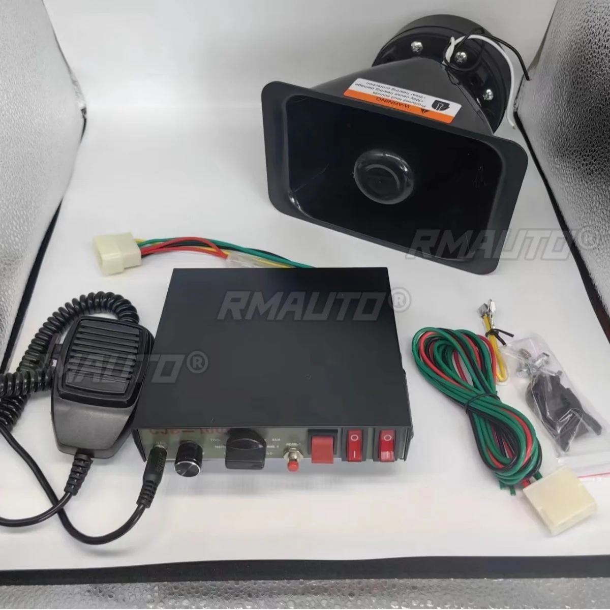 

Universal Car Mounted Amplifier High-Power Car Horn Roof Alarm Horn Set Promotional Speaker Audio Amplifier For Universal