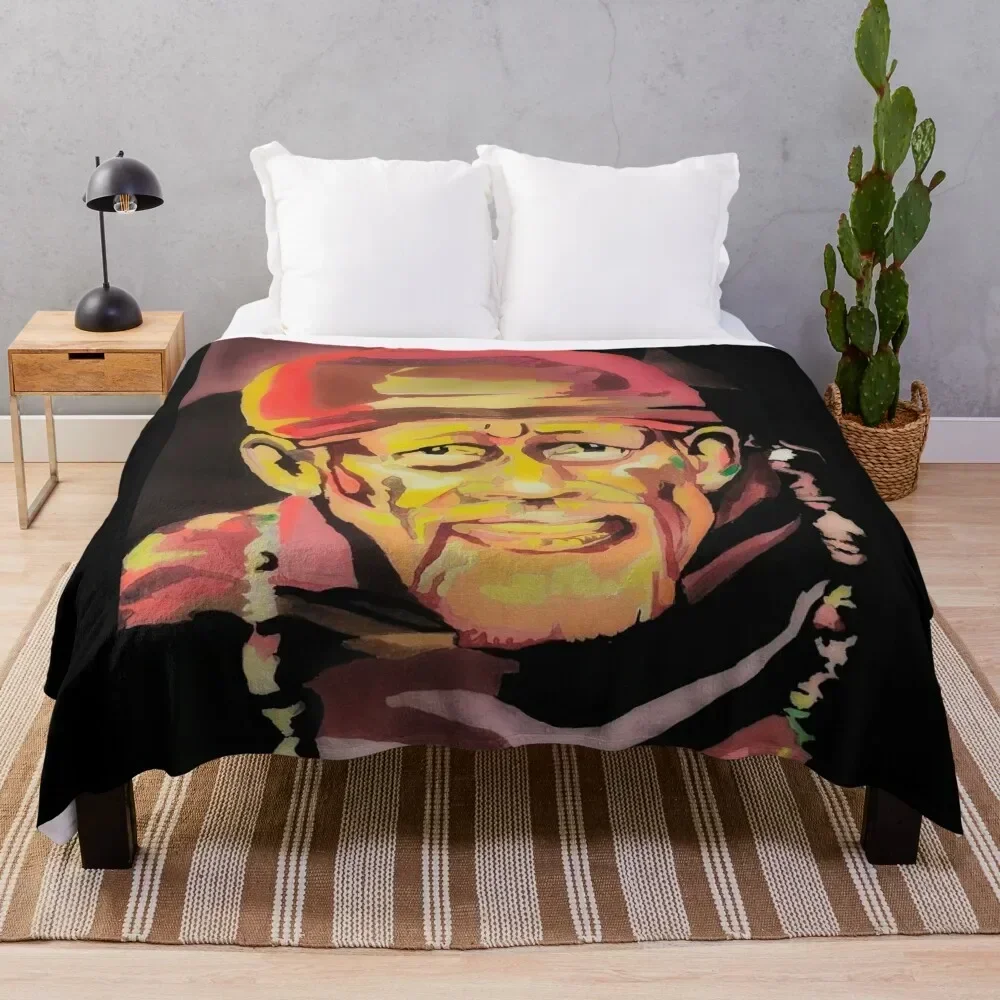 

Sai Baba religious indian culture artwork Throw Blanket Furry Decorative Beds Furrys anime Blankets