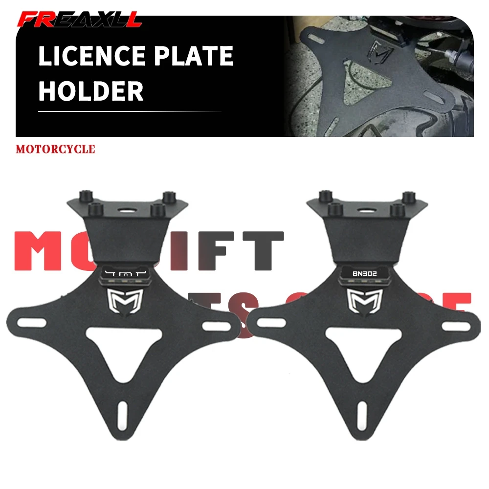 2026 FOR BENELLI BN302S / TNT 302S 2019-2026 2025 2024 2023 2022 2021 2020 Motorcycle License Number Plate Frame Holder Bracket