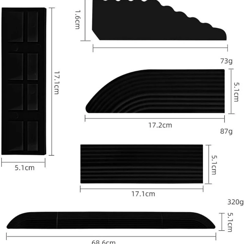 For Xiaomi Roborock IRobot Cloud Whale Dreame Sweeping Robot Threshold Bar Climbing Pad Step Slope Bar