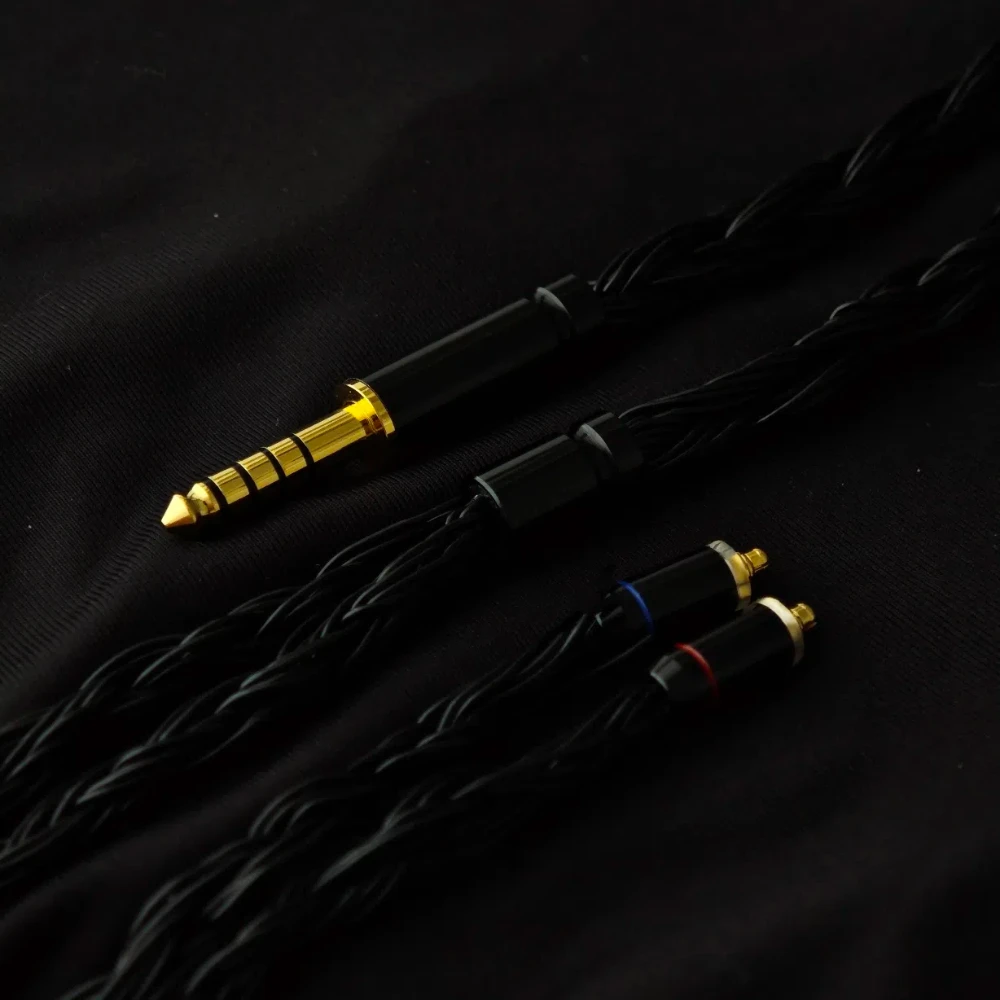 NiceHCK EBX25Ti 32코어 실버 도금 OCC 업그레이드 케이블 HIFI 이어폰 와이어(2.5/3.5/4.4mm 밸런스드 플러그 MMCX 0.78mm …