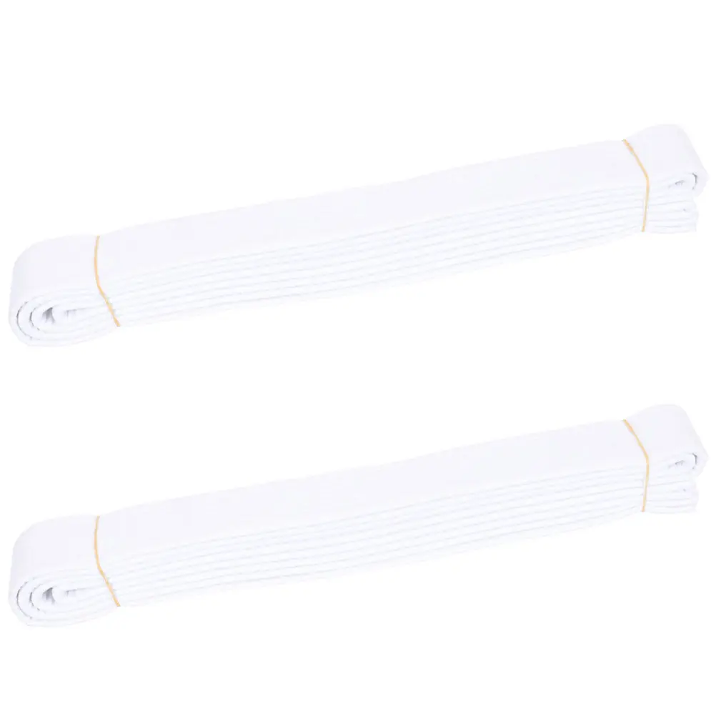 

2 шт., легкий моющийся пояс для тхэквондо, пояс для занятий боевыми искусствами для детей и взрослых, пояс для тренировок по карате, эластичный пояс для униформы