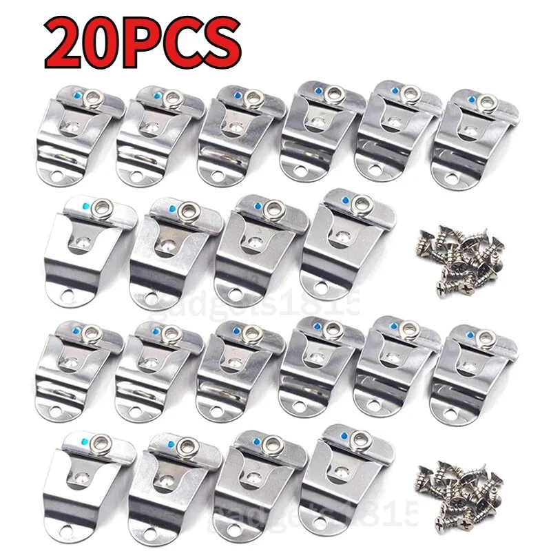 20Pcs Mic Holder Microphone Speaker Hang Up Clip for Motorola CM300 GTX800 GM360 Kenwood HLN9073 GM360 TM-281A Two Way Radios
