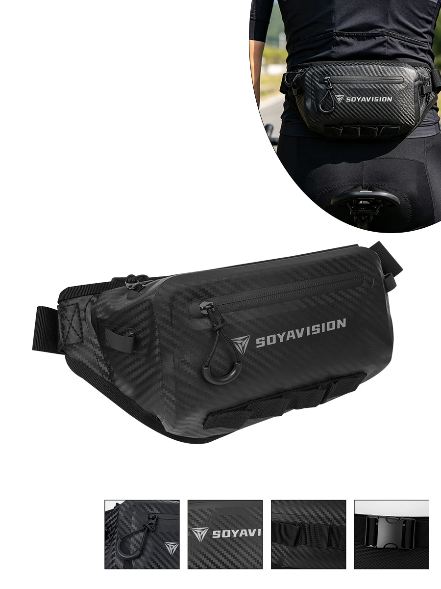 Universal Motorcycle Waist Bag Outdoor Sport Belt Hip Bum Bag Waterproof Motorbike Tactical Travel Mobile Phone Purse Fanny Pack