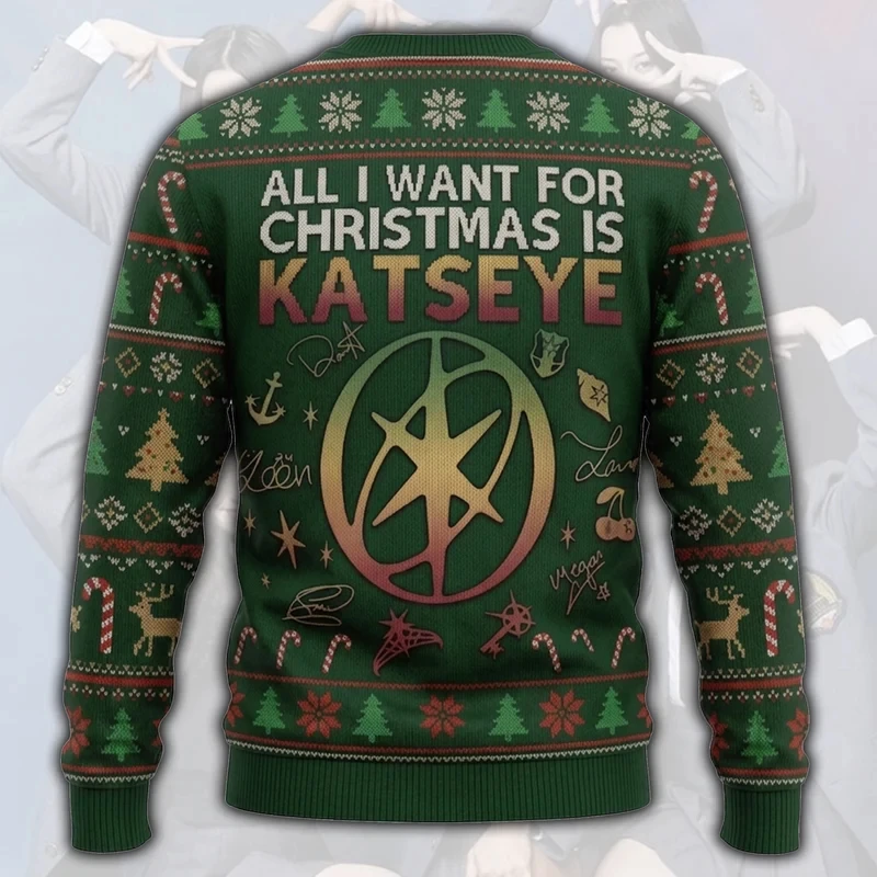 2026 KATSEYE Kpop アグリークリスマスセータ - 3D Printing Xmas のレビューと価格