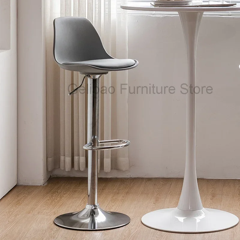 

Comfortable Metal Bar Chairs Ergonomic Luxury Designer Party Elegant Minimalist Bar Stools Office Cadeira Salon Furniture