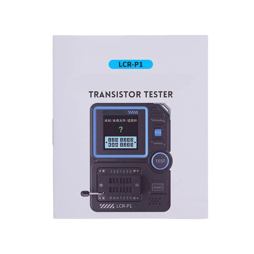 LCR-P1 Transistor Tester Multimeter Diode Triode Capacitance SMD PNP Multifunction LCR NPN Meter MOSFET Resistance Te V5Y0