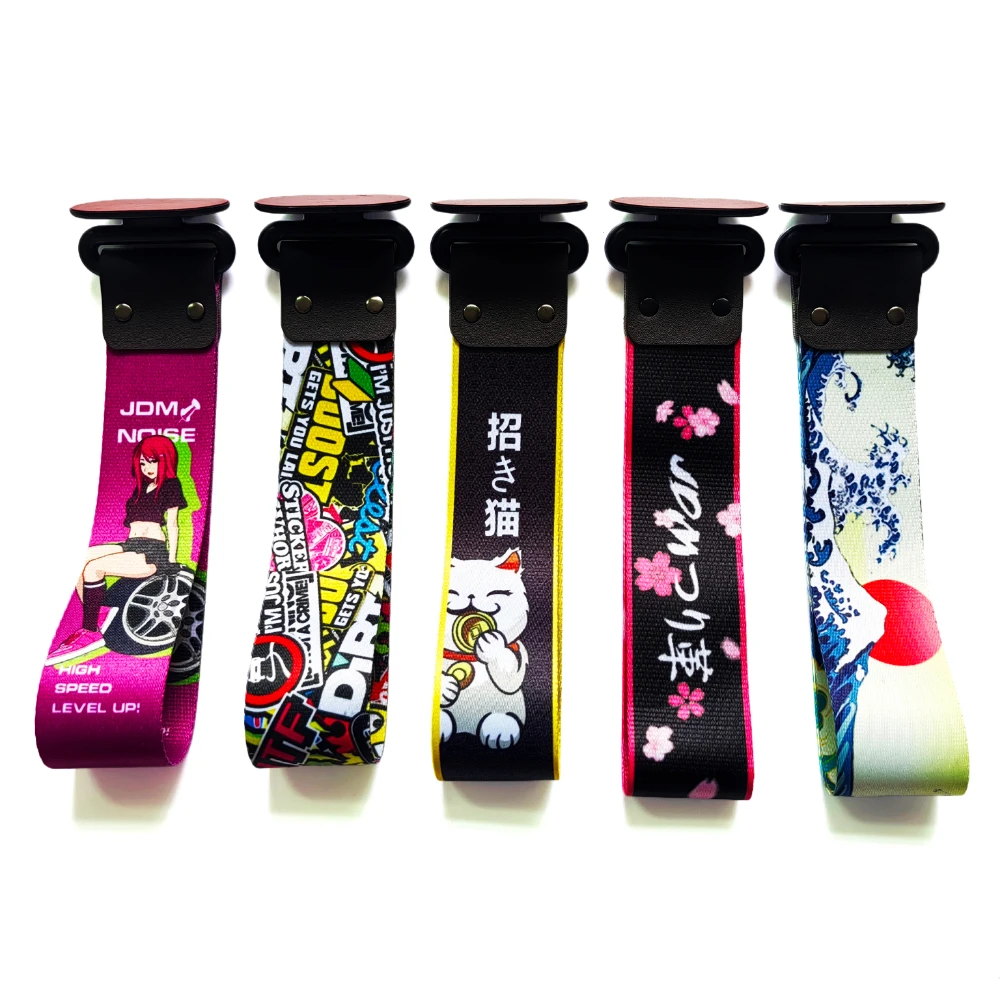 

JDM Car Tow Strap Universal Trailer Hitch Strap Colorful Tow Hook Kit Automotive Drift Tuning Accessories for Front Rear Bumper