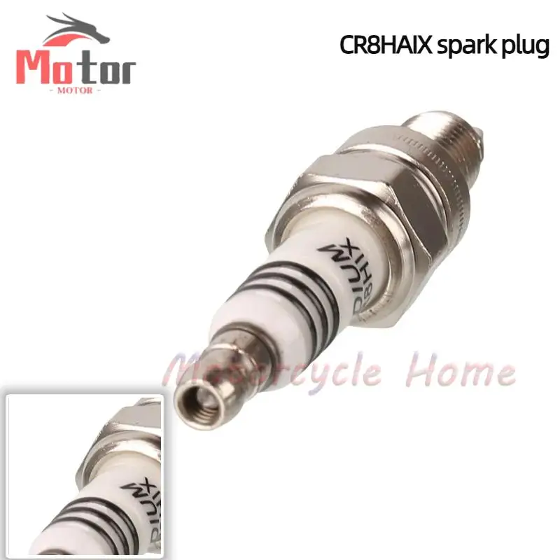 

Motorcycle Spark Plug CR8HIX Fit for 50cc 70cc 90cc 110cc 125cc 150cc ATV Pit Dirt Bike Go Kart Scooter Moped