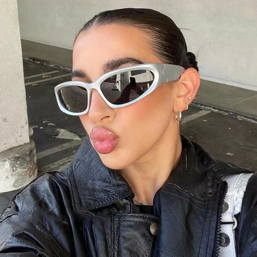 16 Stück Y2k Klassische Punk Vintage Sonnenbrillen für Damen und Herren, Laufen, Bergsteigen, Angeln, Sonnenbrillen, Modische Sportbrillen – Detail 2