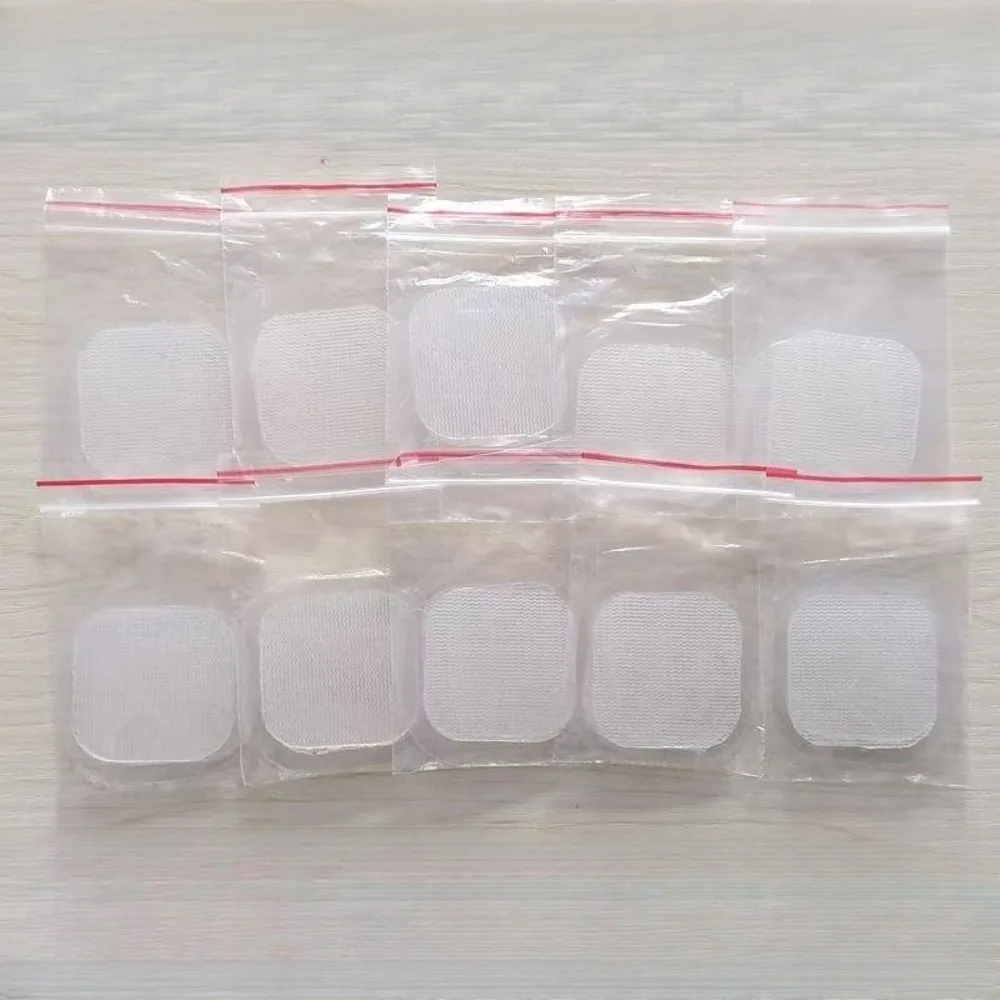 20pcs 4*4cm replacement Conductive gel sheet for Low frequency  massager device