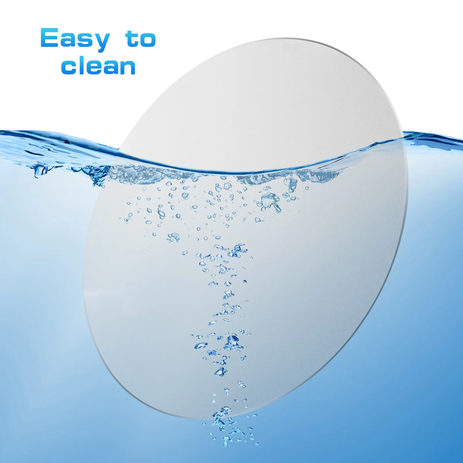 

200x200mm Aluminum Round Mouse Pad Dual Purpose Smooth Control for Pc Desktop Laptop Game Console Silver Mouse Pad