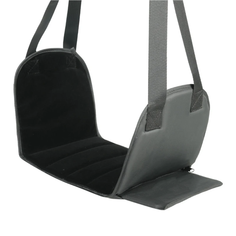 

Foldable Foot Hammock Removable Cushion Pad For Flight Relaxation Travel Comfort