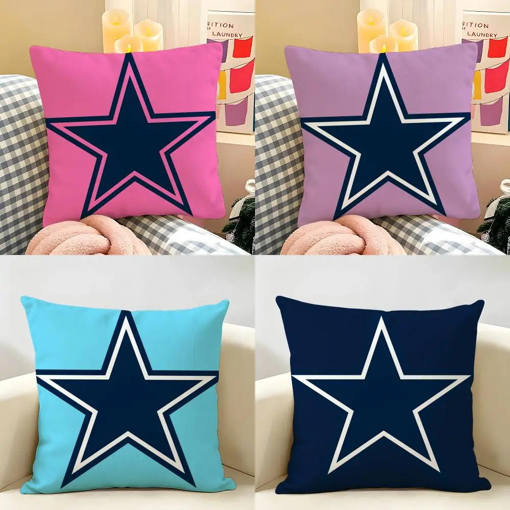 Fashion Star Pillow Case Linen Pillows Case Cushions Case Sofa Pillows Case Decor Home