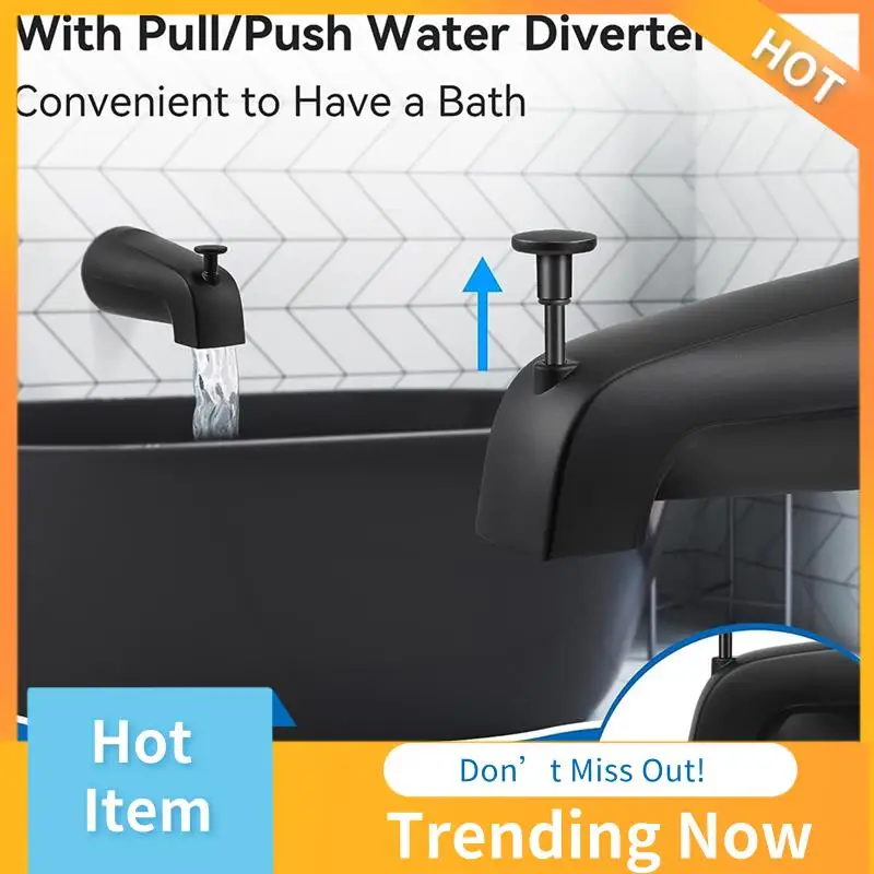 Bathroom Tub Spout For E531D-1F-62, Tub Spout With Shower Diverter 1/2Inch IPS Inside Thread Bathtub Faucet Spout