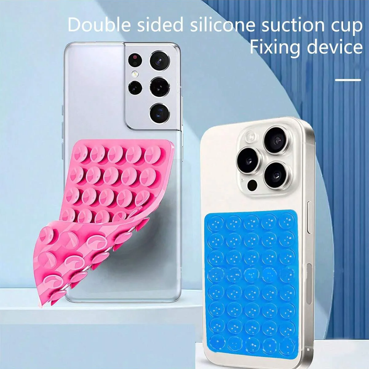 حامل أكواب شفط من السيليكون متعدد الوظائف مكون من 40 قطعة، غير قابل للانزلاق، حامل هاتف سيلفي محمول ومنقول #1