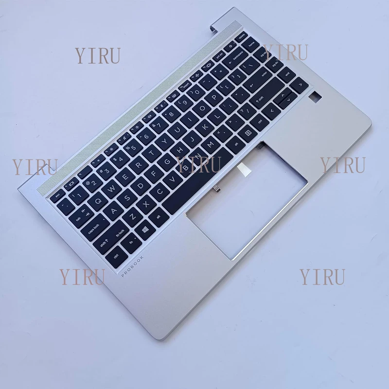 

LL+ Backlit US Keyboard for HP ProBook 440 G9 445 G9 N01287-001 Silver Palmrest Top