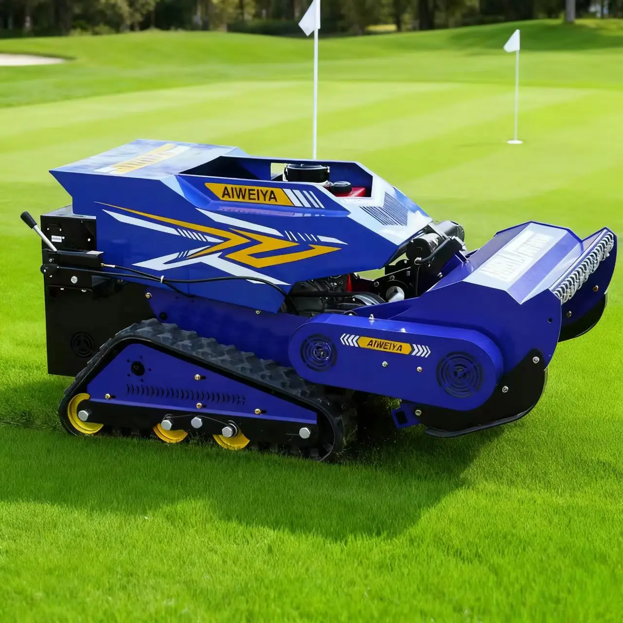 

Гусеничная газонокосилка по индивидуальному заказу, подходящая для ферм, курсов для гольфа и домашнего использования; прямые продажи с фабрики.