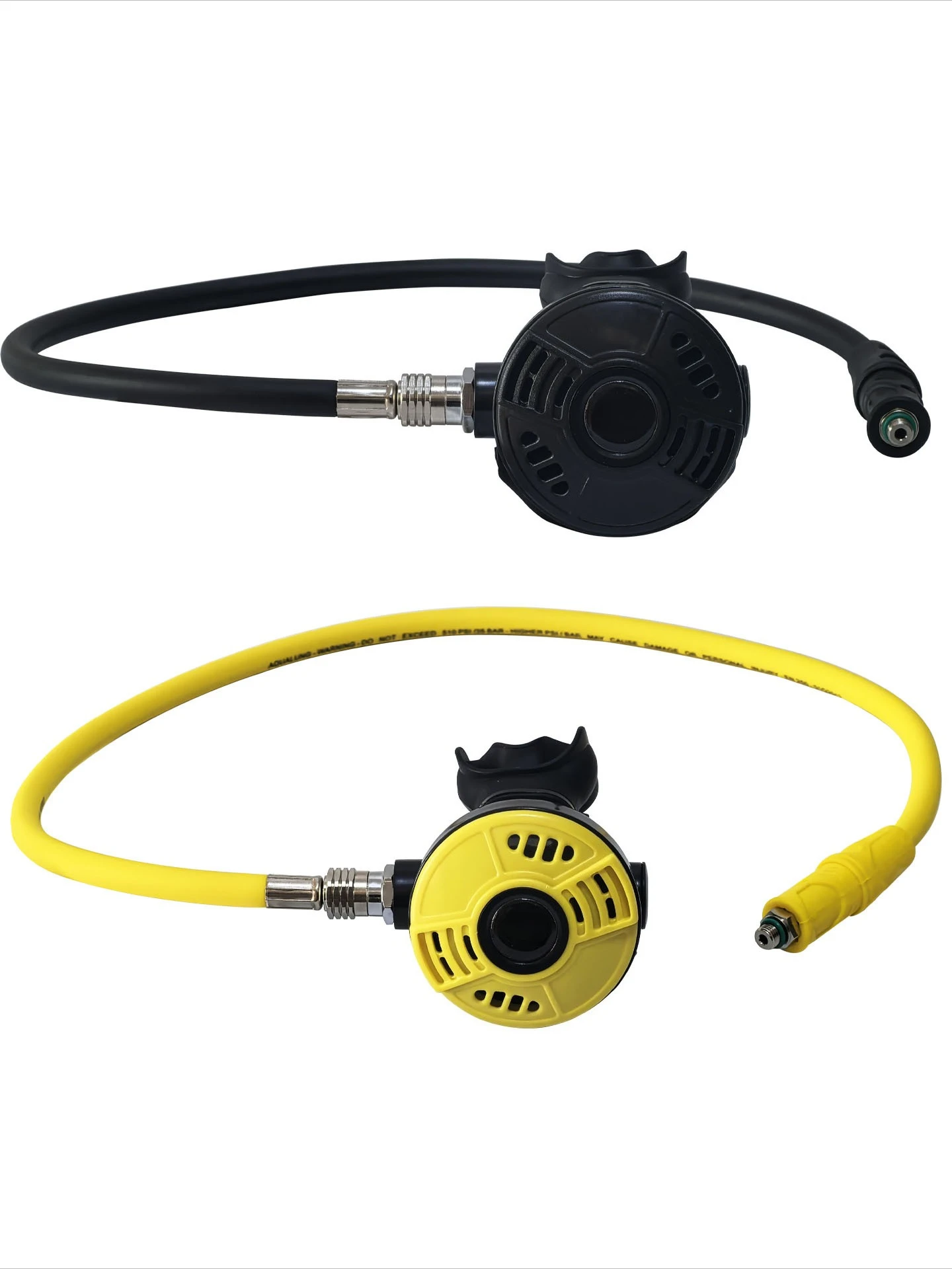 Scuba Diving Second Stage Regulator Standard Type, Underwater Breathing Device Silicone Mouthpiece Diving Gear