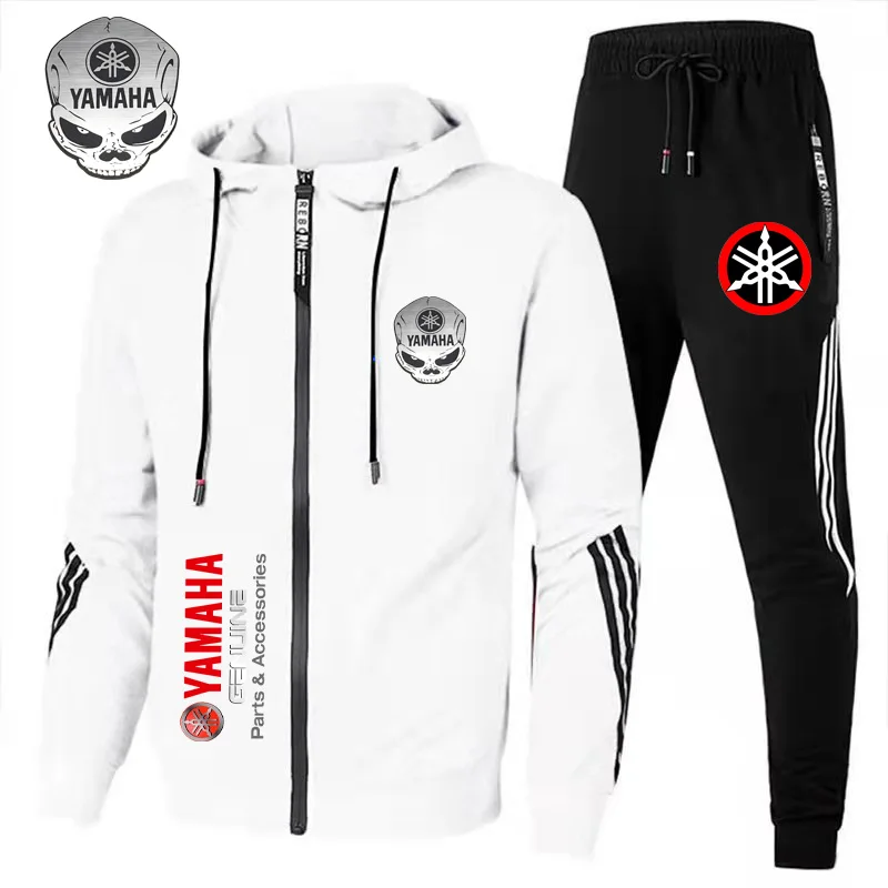 2025 nieuwe heren sport- en vrijetijdskleding multifunctionele motorfiets YAMAHA merk herenkleding en broekset, geschikt