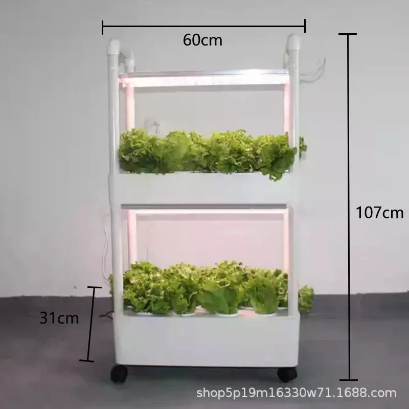 Indoor Hydroponic Growing System with LED Light Kit for Home Garden Vegetable Herb Planting Box Soilless Cultivation Device