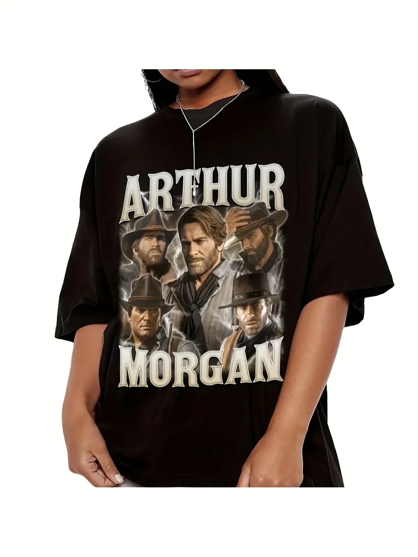 Arthur Morgan Vintage Merch футболка подарок для женщин и мужчин футболка унисекс 100% хлопок мужская одежда манга топы мужская одежда Arthur Morgan Vintage Merch футболка подарок для женщин и мужчин футболка унисекс 100% хлопок мужская одежда манга топы мужская одежда