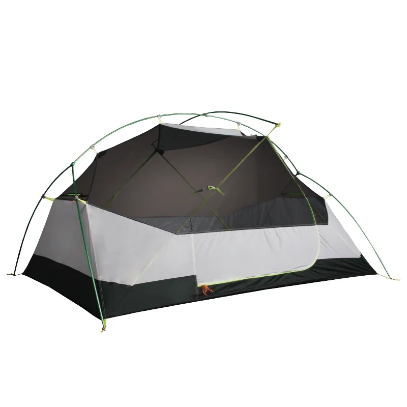 Waterproof Hiking Double Layers 2P Backpacking Portable Tent 3-4 Person Camper Glamping Tents Camping Outdoor Family Tent