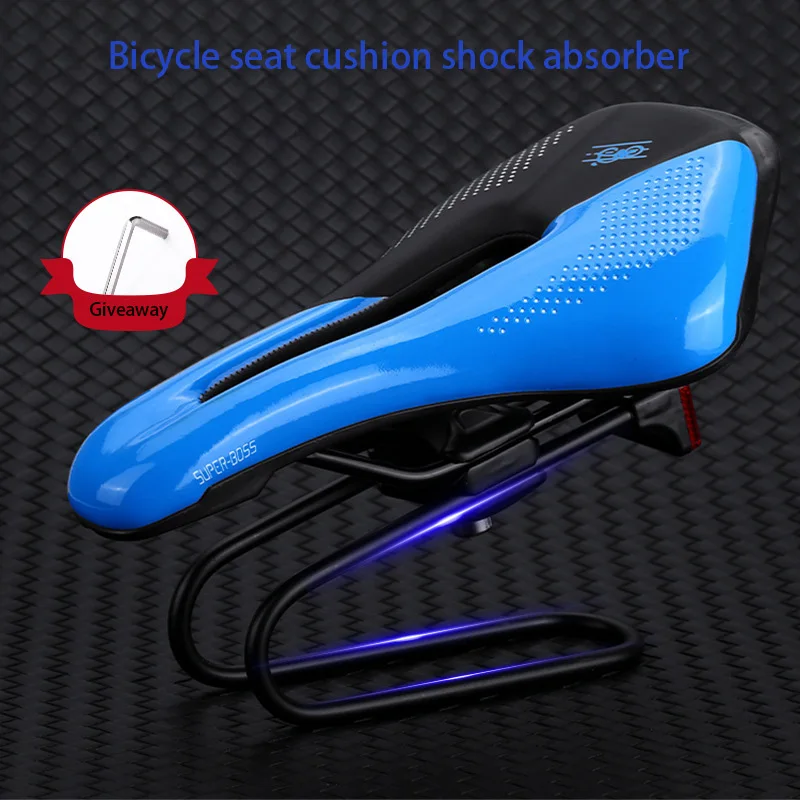 Bicycle seat cushion bow seat shock absorber heightening device mountain bike saddle seat cushion shock absorber