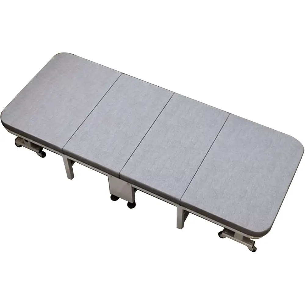 

Портативное складное кресло-шезлонг для улицы, садовое кресло для отдыха, серое (190x60x30 см)