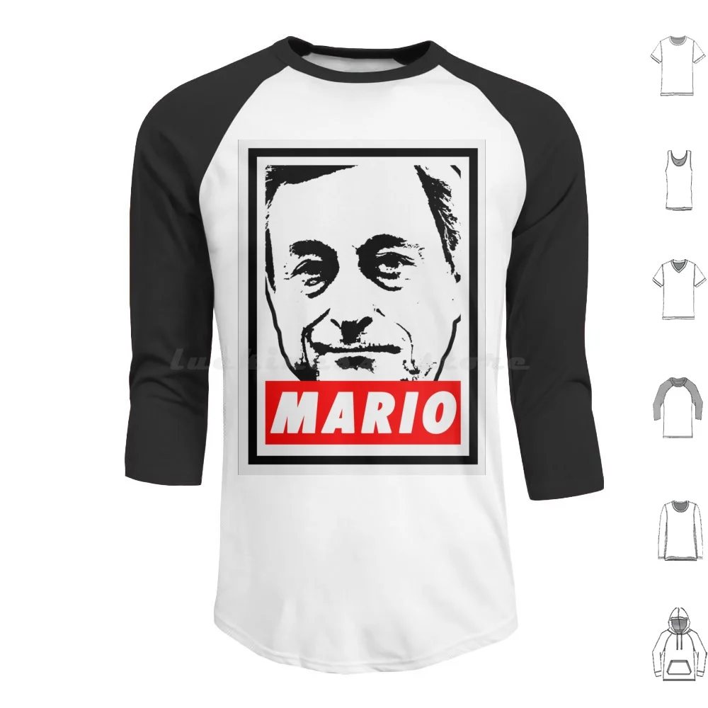 Draghi Hoodies Long Sleeve Draghi Italy Italian Saving The Eurozone Eurozone Crisis Ecb Director European Central Bank