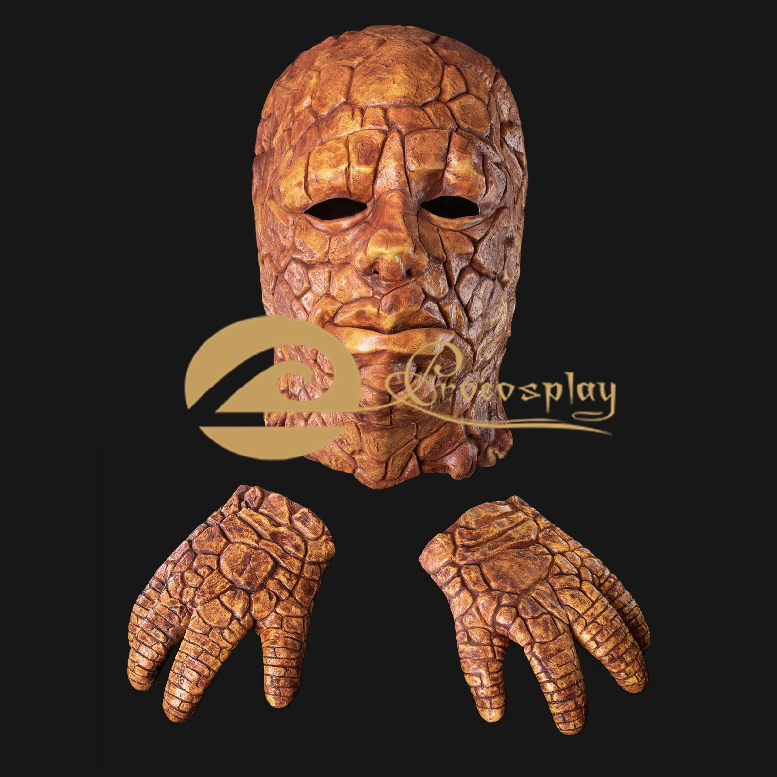 

Ben Grimm Cosplay Mask Headgear Gloves for Men Adults Thing Role Play Accessories