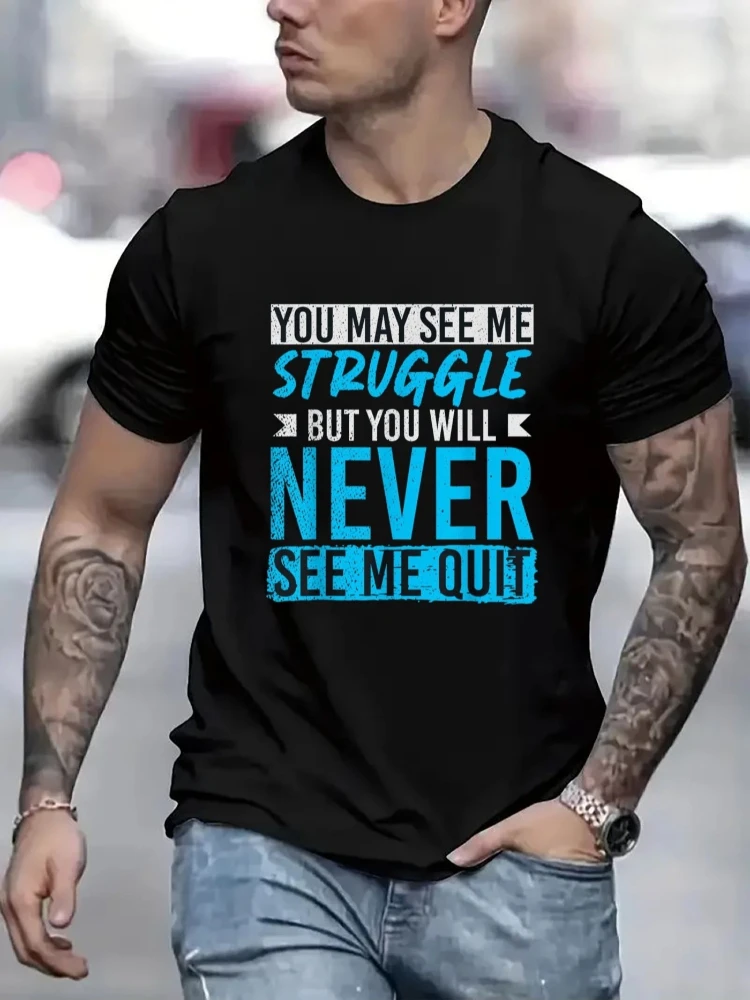 

Mens 100%Cotton TShirt Comfortable Crew Neck Casual Cotton ShortSleeves Soft Breathable Top Print.