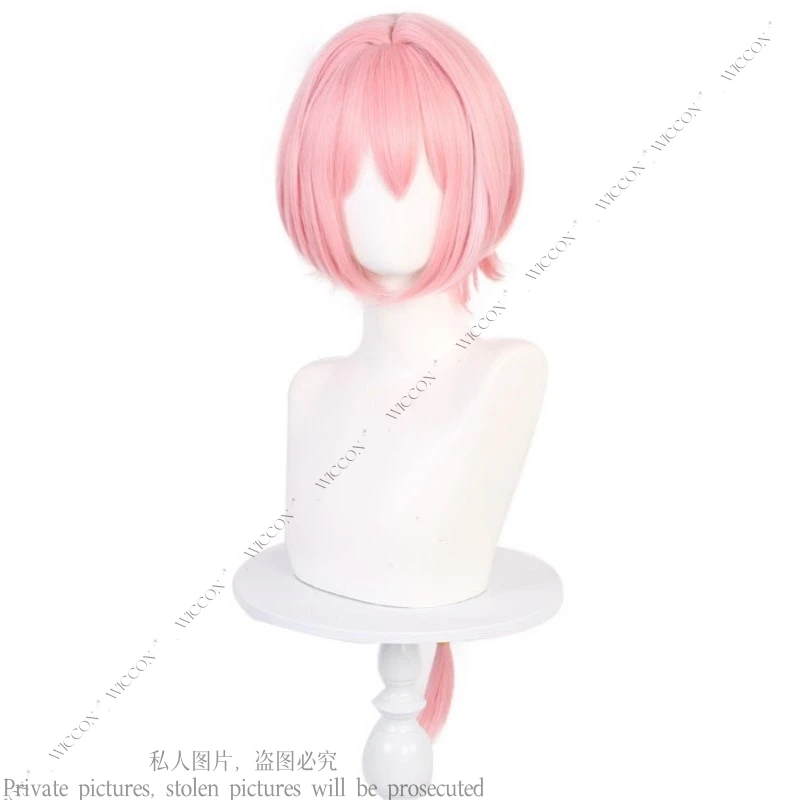 Astolfo Anime Schicksal Spiel Cosplay Kostüm Perücke Mann Frau Erwachsenen Paladin rosa Haar Perücke Geflecht Halloween Weihnachts kostüm Karneval