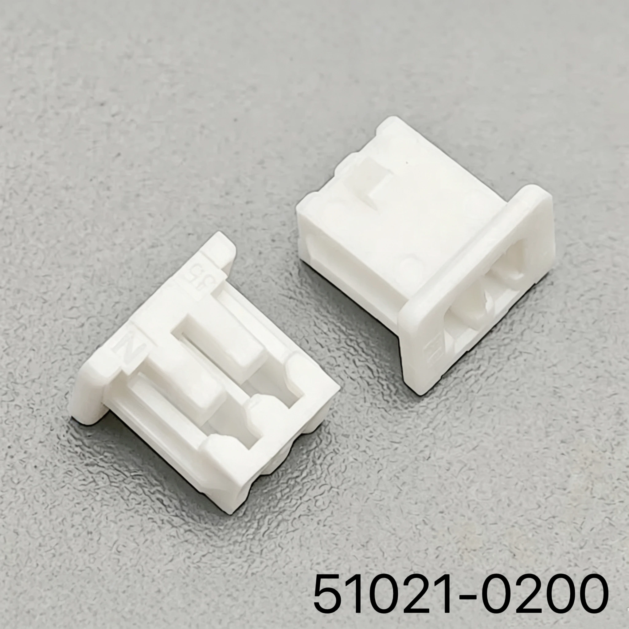 510210200 51021-0200 Molex Pitch 1.25mm 2P single row White wire-to-wire connectors