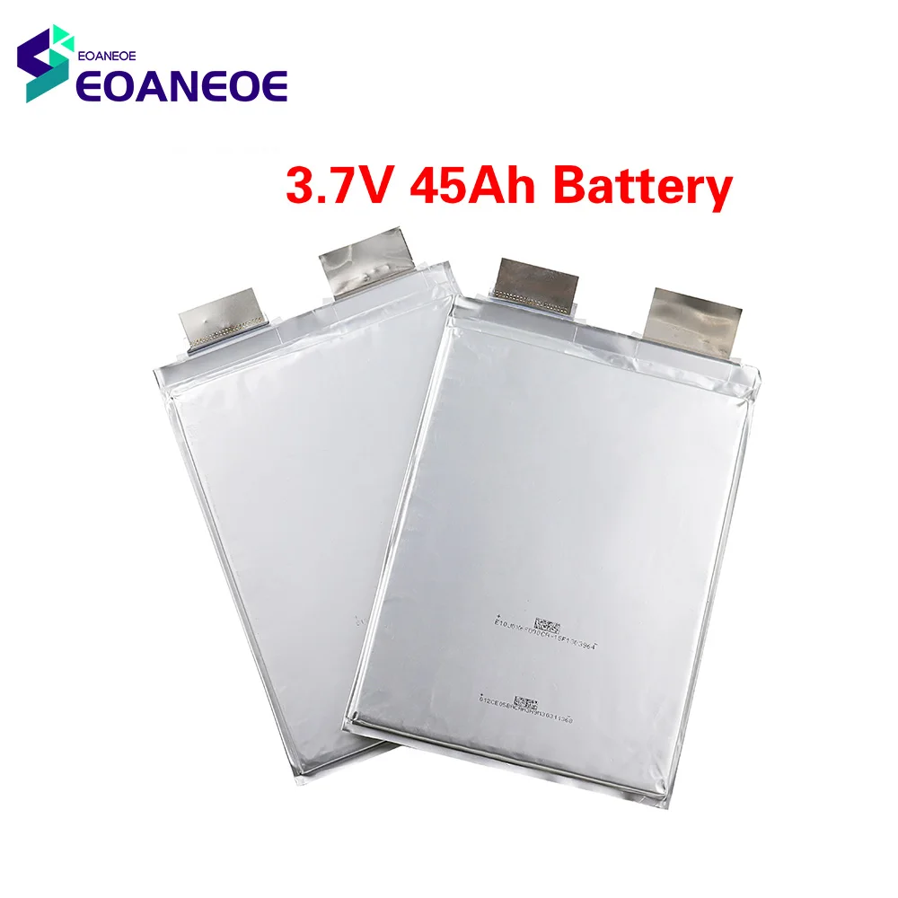 3.7V 45Ah Rechargeable Lithium Battery Cell for Power Tools and Solar Systems Ebike Scooter Inverter Boat Backup Power Batteries