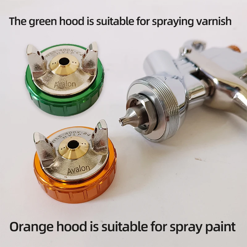 Original Product Avalon Professional HVLP Spay Gun 1.4mm Nozzle Gravity Airbrush For Car Painting 400X Upper Pot Double Cap
